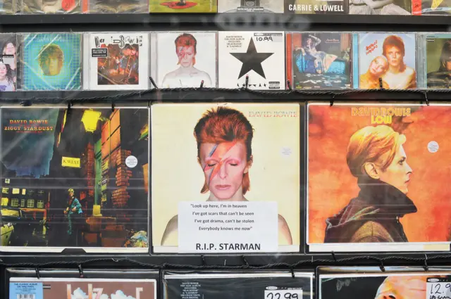 Bowie album covers