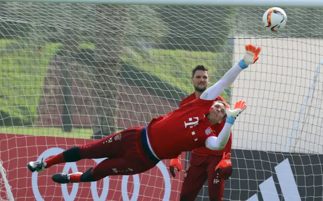 Bayern Munich keeper Manuel Neuer