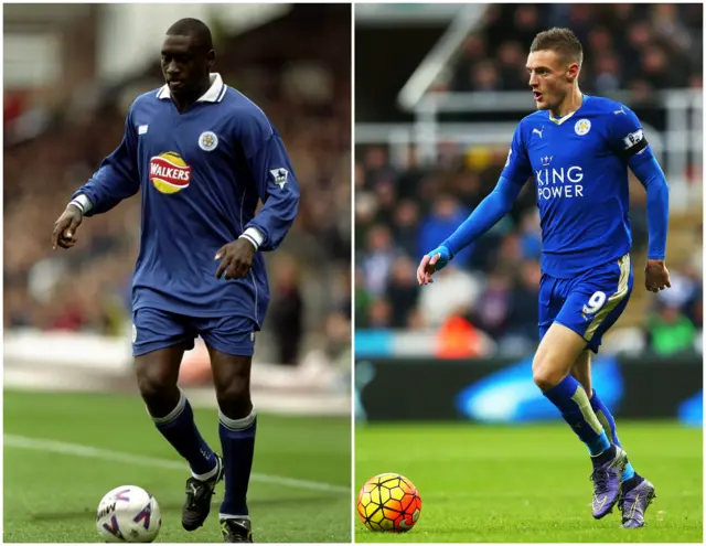 Emile Heskey and Jamie Vardy