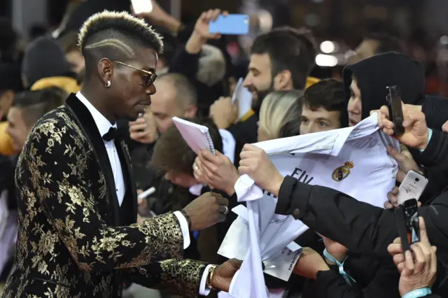 Juventus striker Paul Pogba