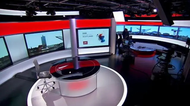 Pacific Quay news studio