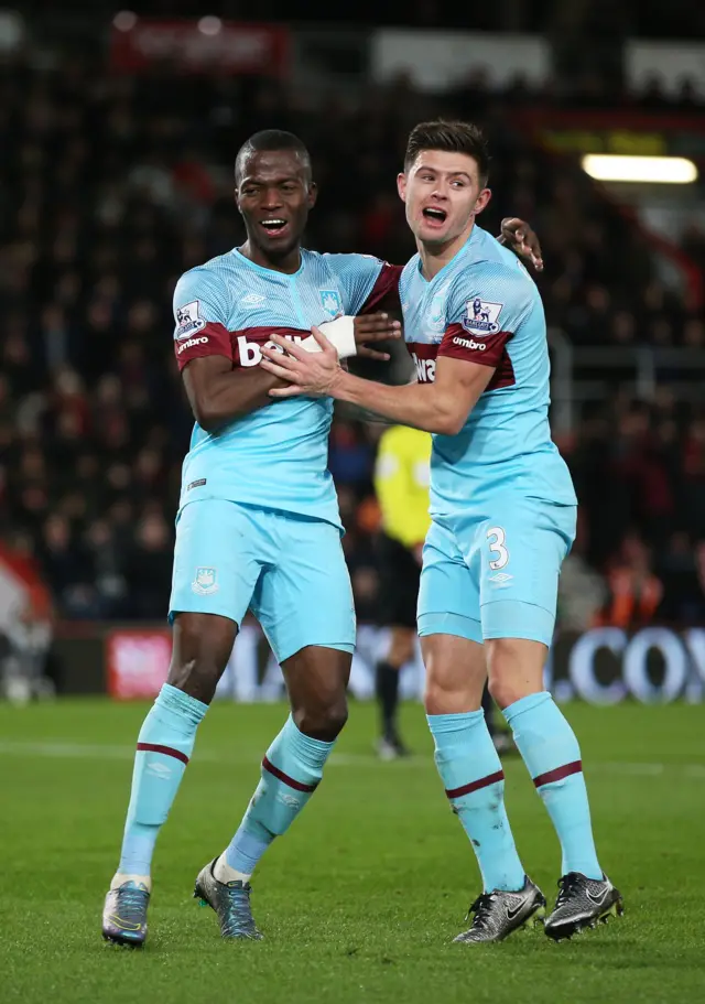 Enner Valencia celebrates