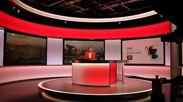 Pacific Quay news studio