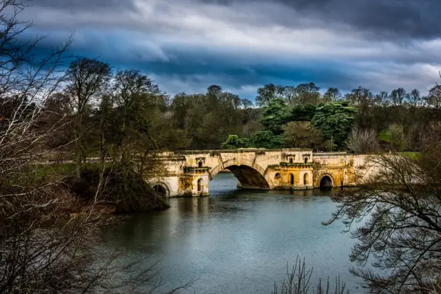 Vanburgh's Grand Bridge at Blenheim Palace