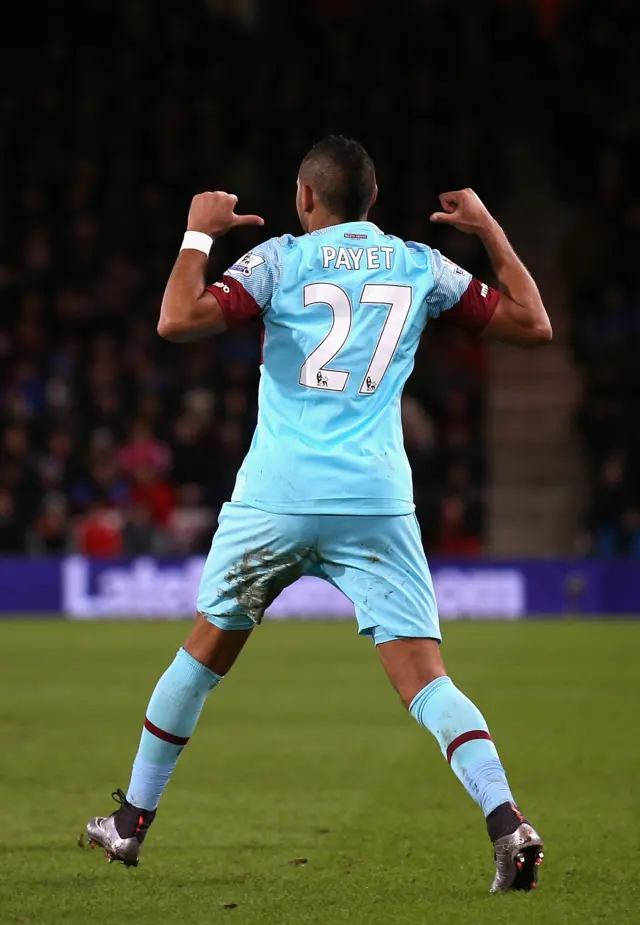 Dimitri Payet of West Ham