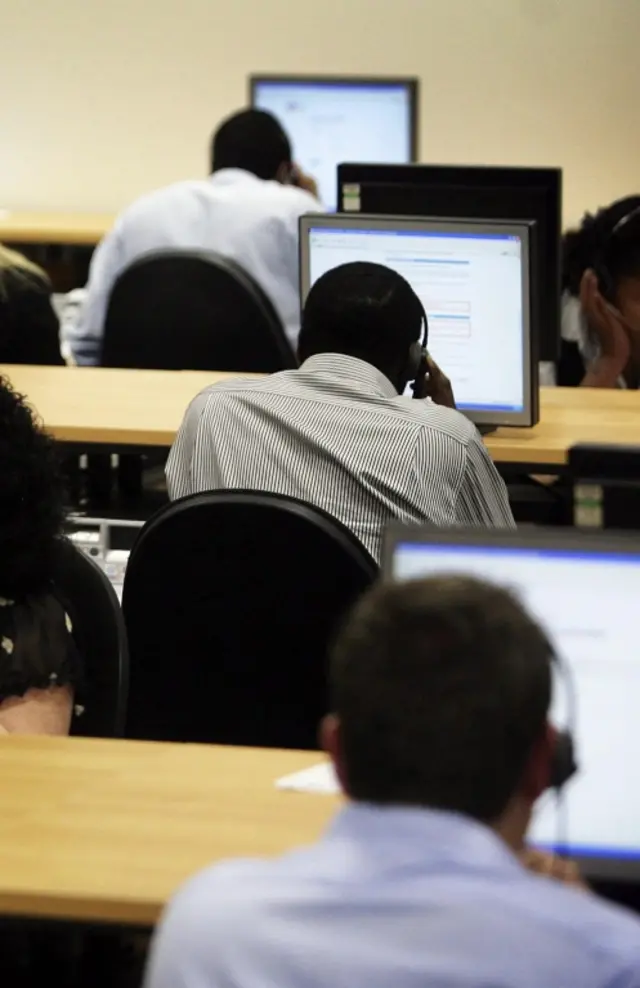 Call centre workers