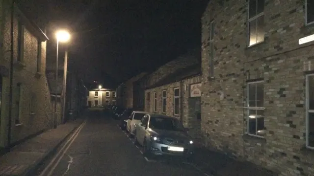 Street lights in Cambridge