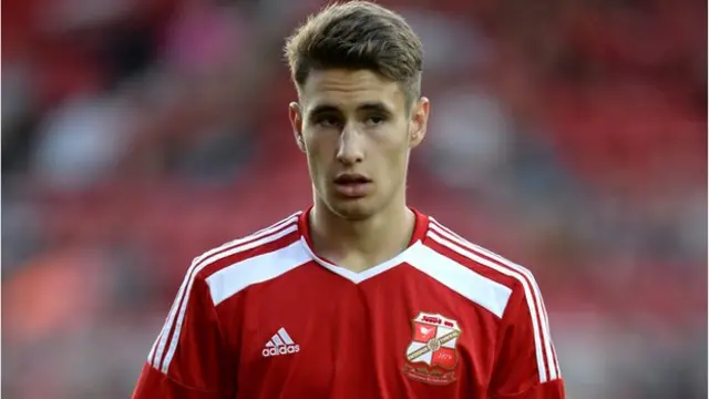 Swindon Town winger Will Randall