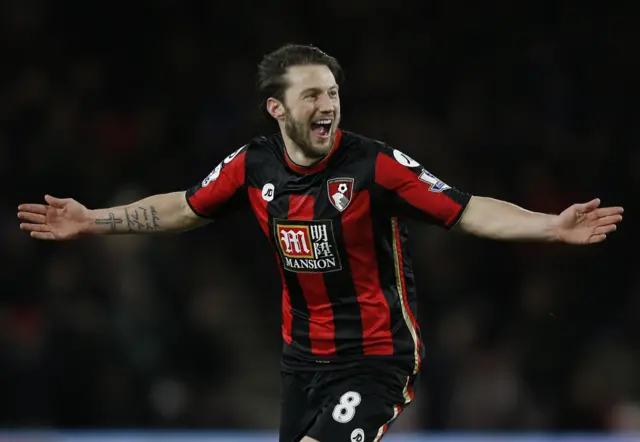 Harry Arter celebrates