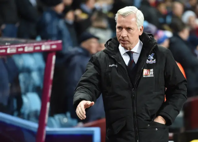 Alan Pardew manager of Crystal Palace