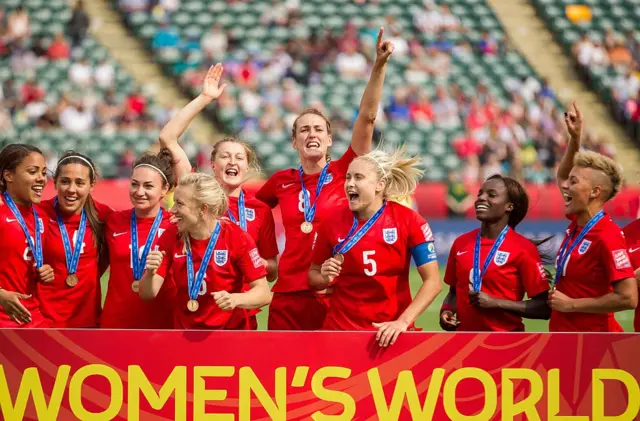 England women win bronze at World Cup