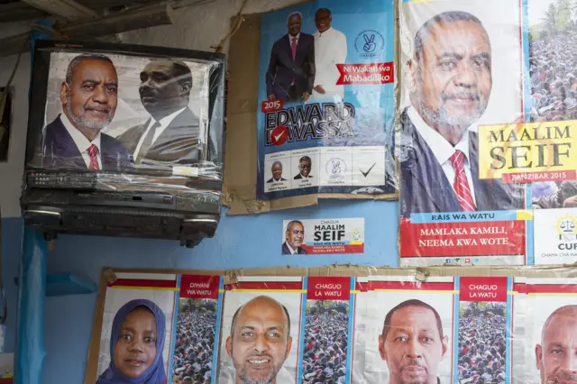 Tanzania election posters