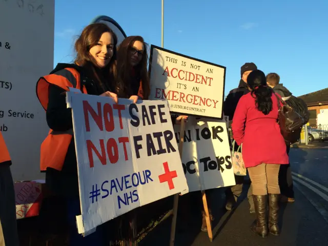 Northampton picket line