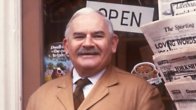 Ronnie Barker as Arkwright in Open All Hours