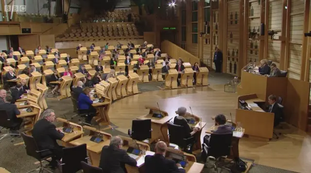 Holyrood chamber