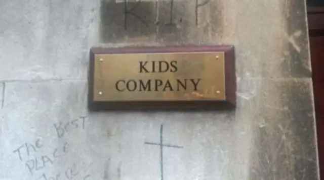 Kids Company sign