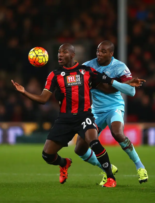 Benik Afobe of Bournemouth