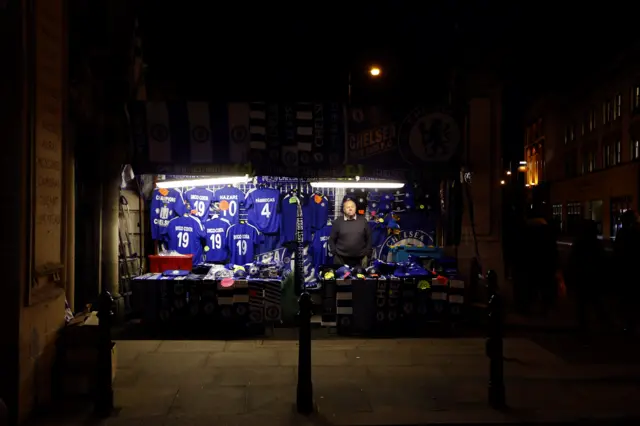 Chelsea merchandise seller