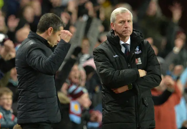 Remi Garde and Alan Pardew