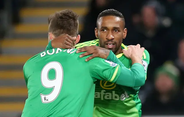 Jermain Defoe celebrates