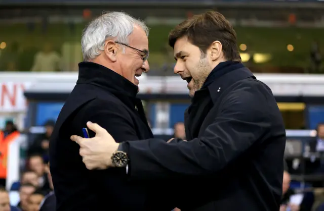 Claudio Ranieri and Mauricio Pochettino