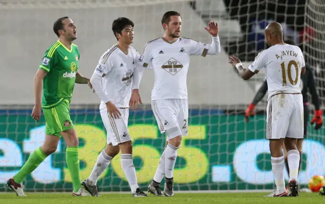 Swansea celebrate