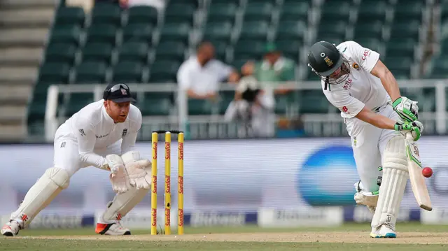 AB De Villiers hits a six