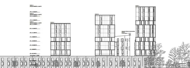 Plans for student accommodation