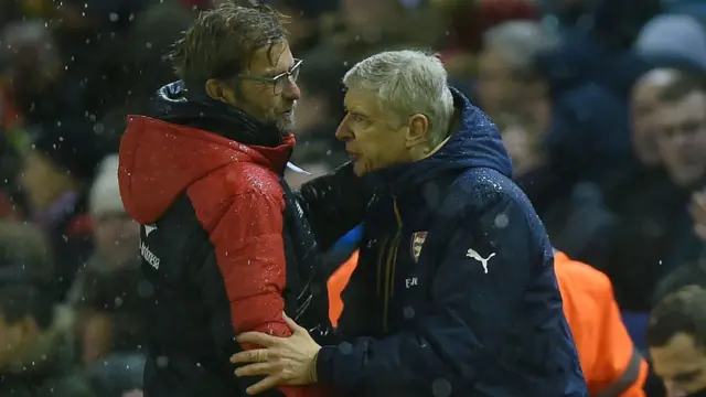 Jurgen Klopp and Arsene Wenger