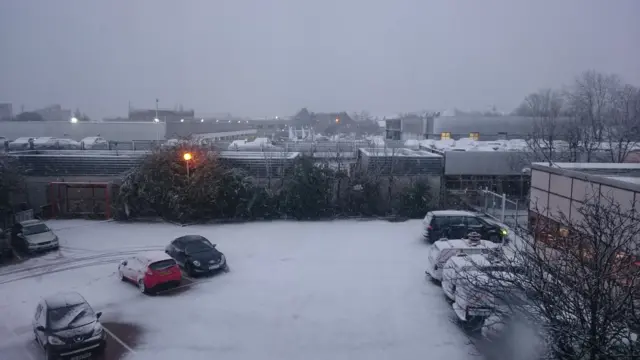 Snow in Newcastle