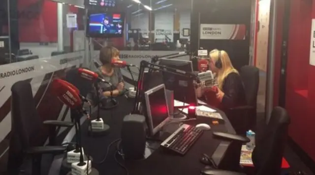 Tessa Jowell speaking to Vanessa Feltz