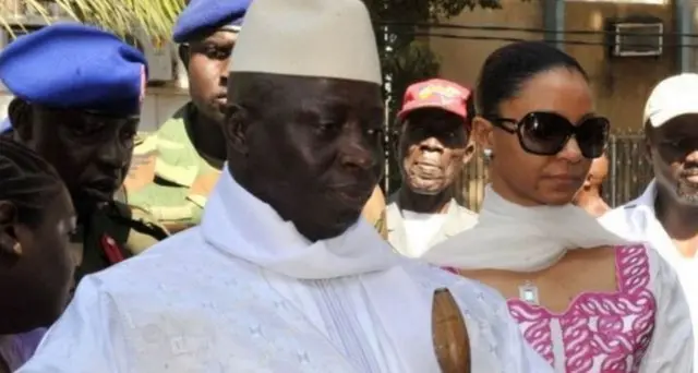 President Jammeh and his wife