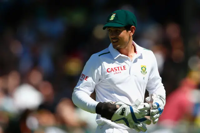 South Africa's Quinton De Kock