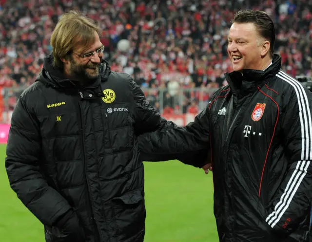 Van Gaal and Klopp