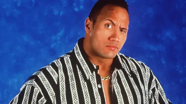 WWE wrestler The Rock