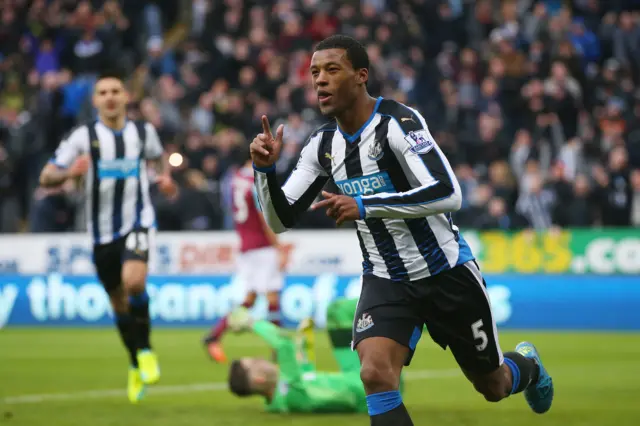 Georginio Wijnaldum of Newcastle