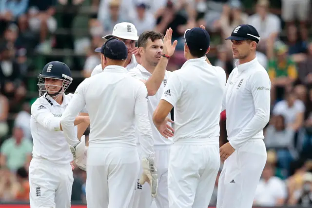 England celebrate