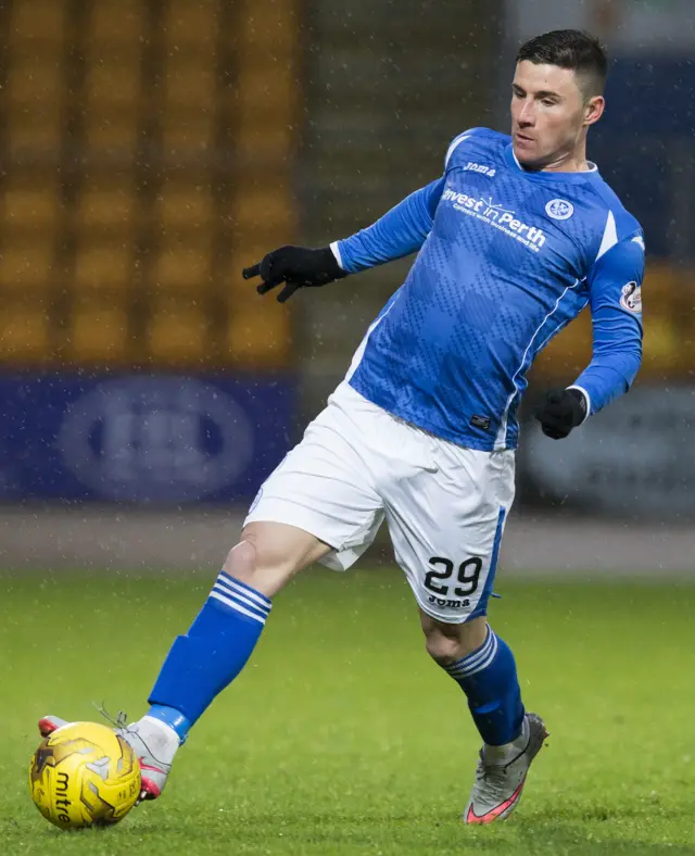 St Johnstone forward Michael O'Halloran