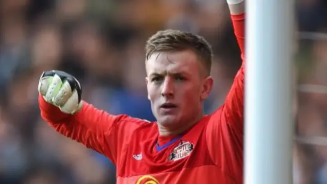 Sunderland keeper Jordan Pickford