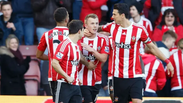 Ward-Prowse celebrates