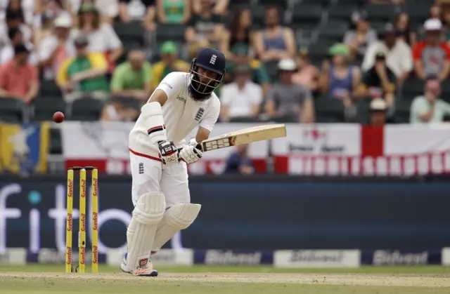 Moeen Ali hits out before being caught