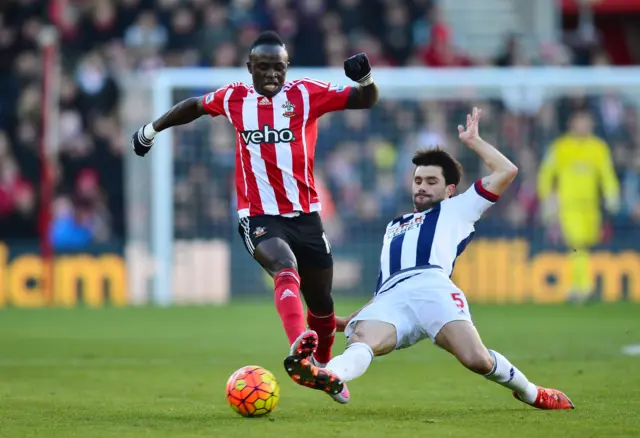 Sadio Mane of Southampton