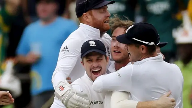 England celebrate