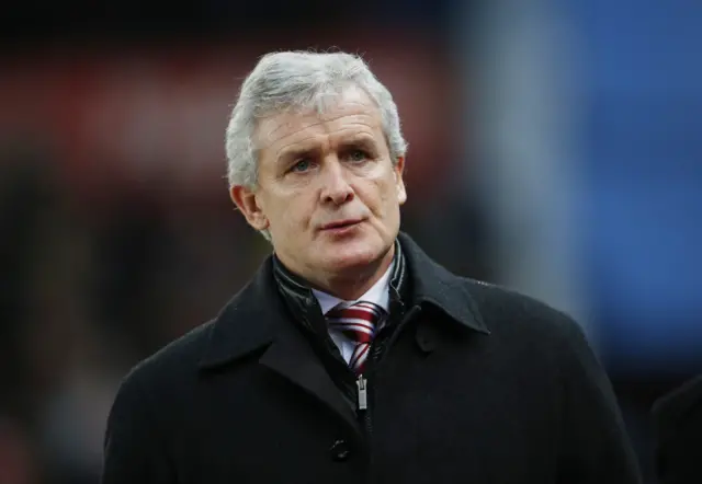 Stoke City manager Mark Hughes