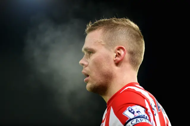 Ryan Shawcross of Stoke City