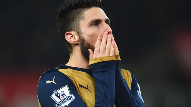 Olivier Giroud of Arsenal