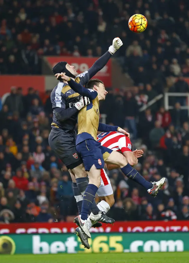 Petr Cech of Arsenal