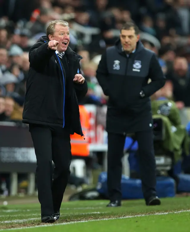 Steve Mclaren and Slaven Bilic