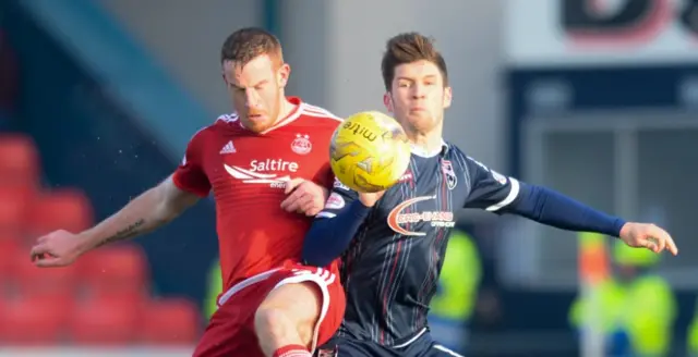 Adam Rooney and Stewart Murdoch