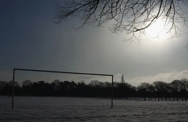 snowy pitch